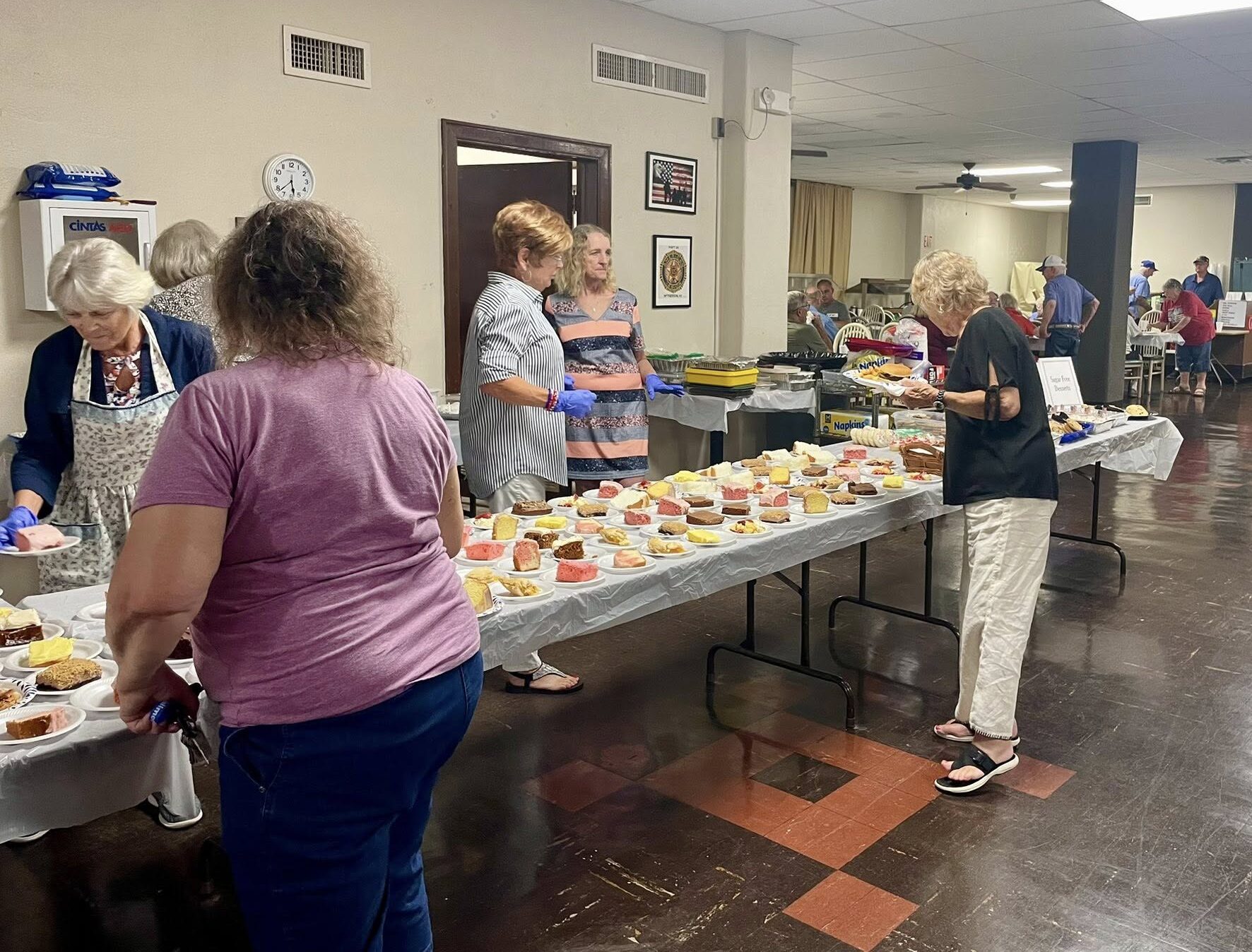 Legion Family Night dessert table 202506